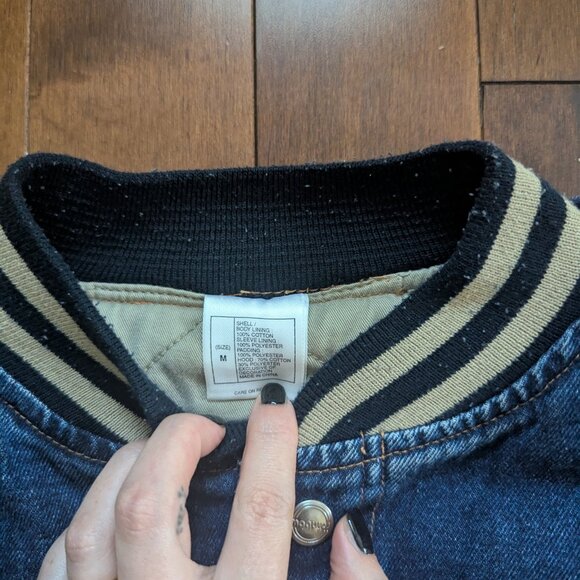 WINNIE THE POOH VINTAGE DENIM VARISTY JACKET - Picture 5 of 5